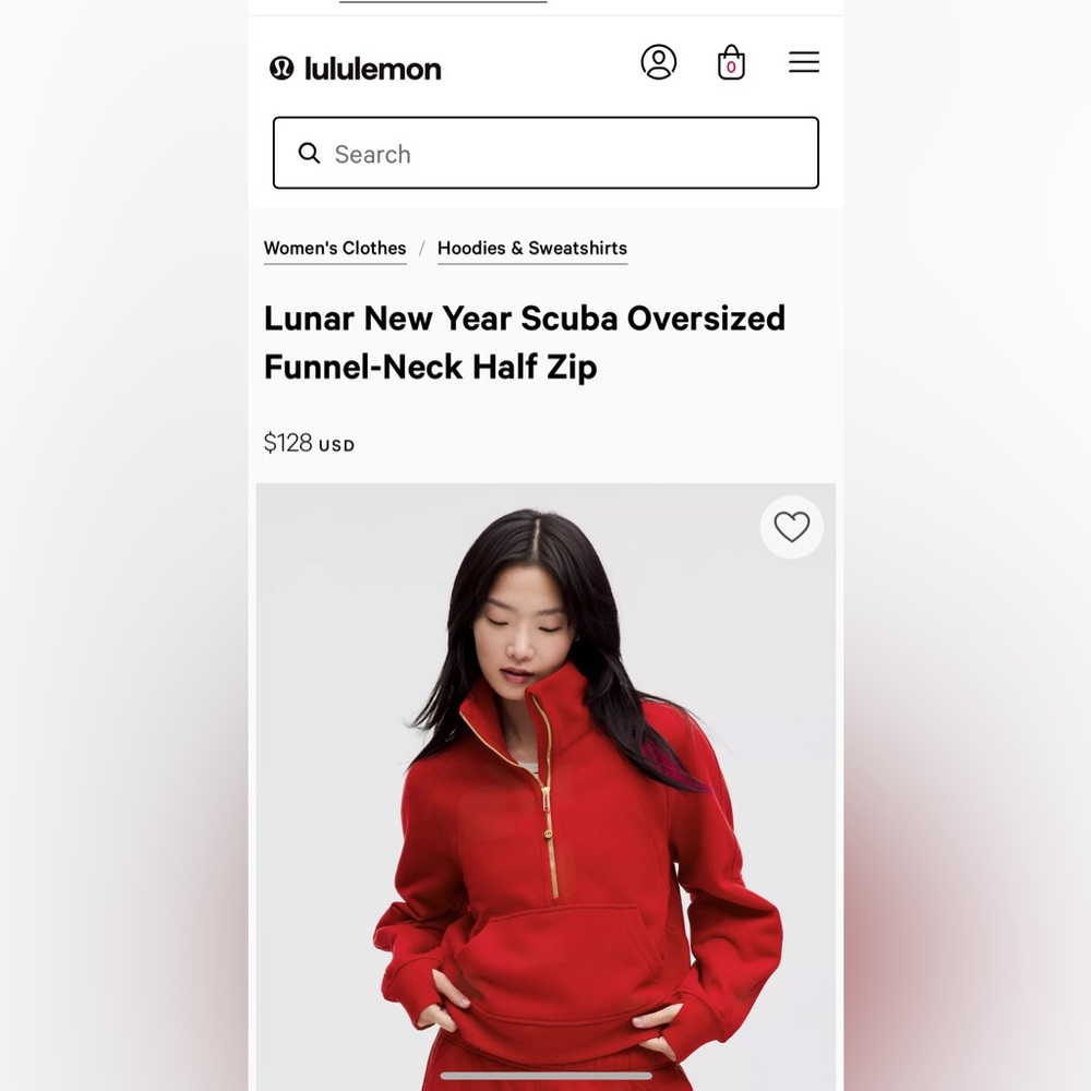 Lunar New Year Scuba Oversized Funnel-Neck Half Zip
2025